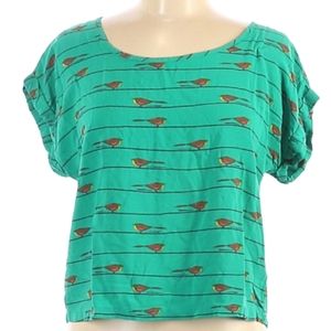 XHILARATION Short Sleeves Blouse